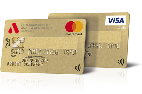 Gold Kreditkarte (wahlweise Mastercard® oder VISA)