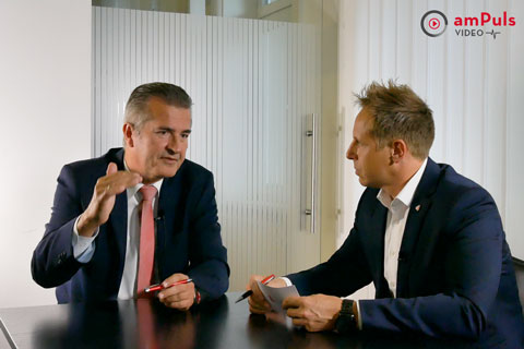 Harald Reigl mit Christian Petz im Gespräch