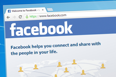 Facebook Login Screen