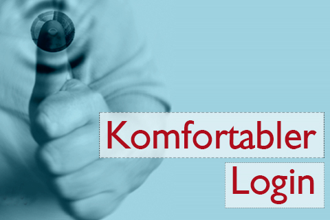 Komfortabler Login