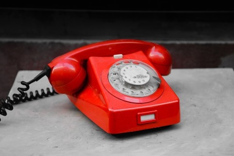 rotes Telefon